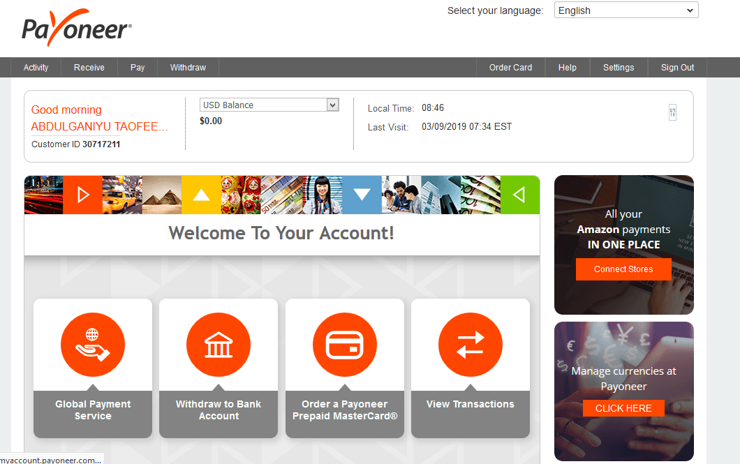 How to Send and Receive Payments with Payoneer - Dextrava.com