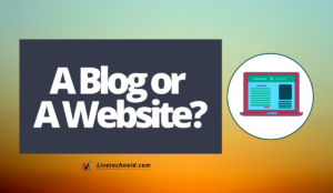 A Blog or A Website, Which Should I Consider?