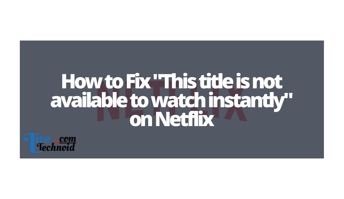How to Fix 