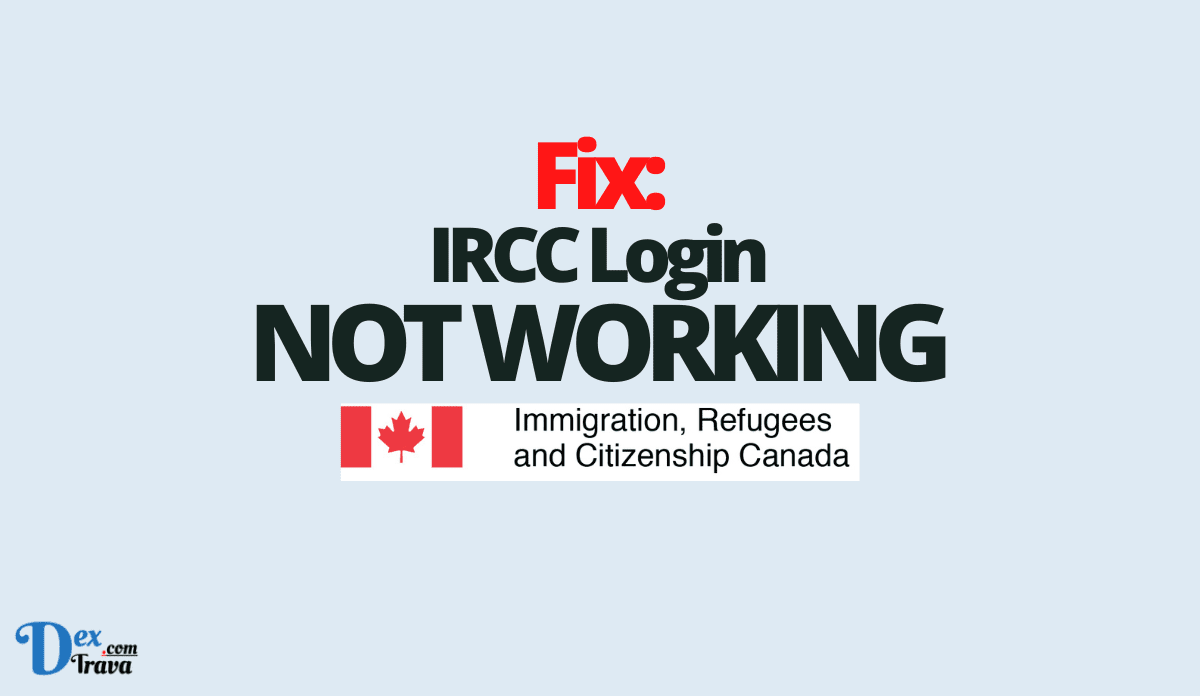 Fix: IRCC Login Not Working