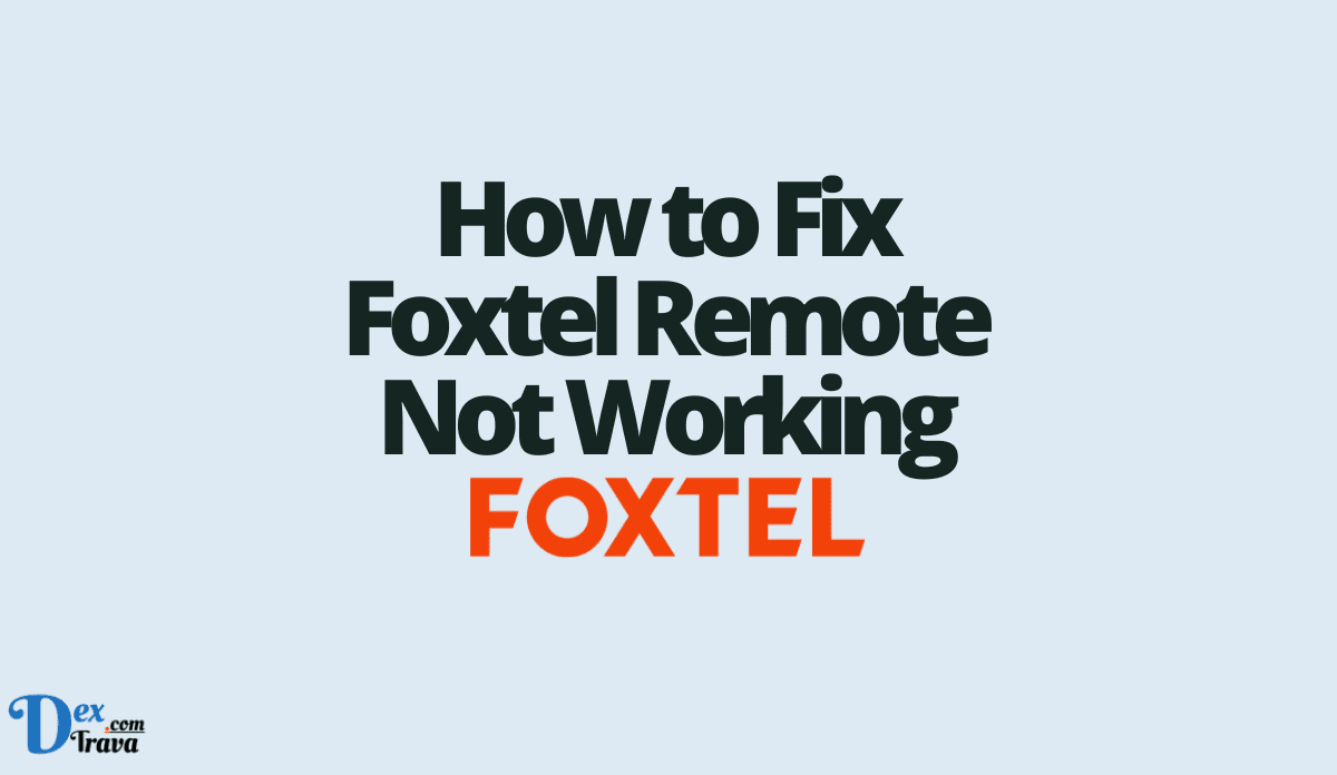 Cómo arreglar el control remoto de Foxtel que no funciona